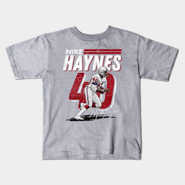 Mike Haynes New England Dash Kids T-Shirt by Buya_Hamkac